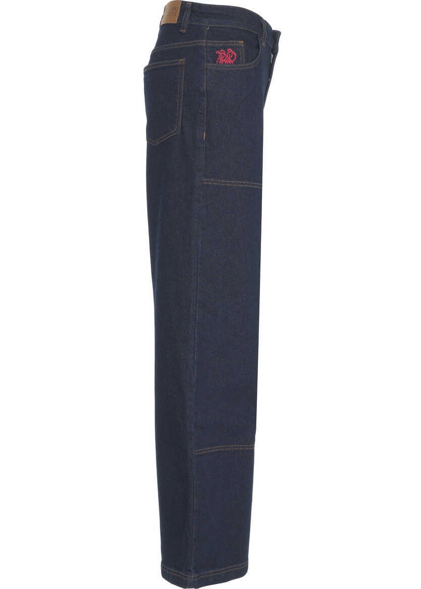 Blugi evazati Baum und Pferdgarten Wide leg jeans Namra Blue Femei (BM 19306061) 3