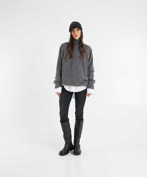 Blugi skinny MOTHER Skinny jeans Looker Black Femei (BM 19306070) 3