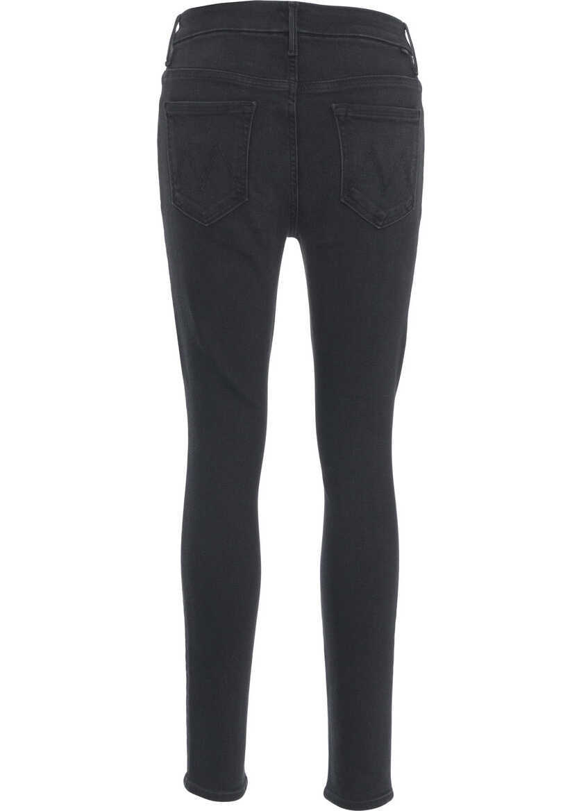 Blugi skinny MOTHER Skinny jeans Looker Black Femei (BM 19306070) 5