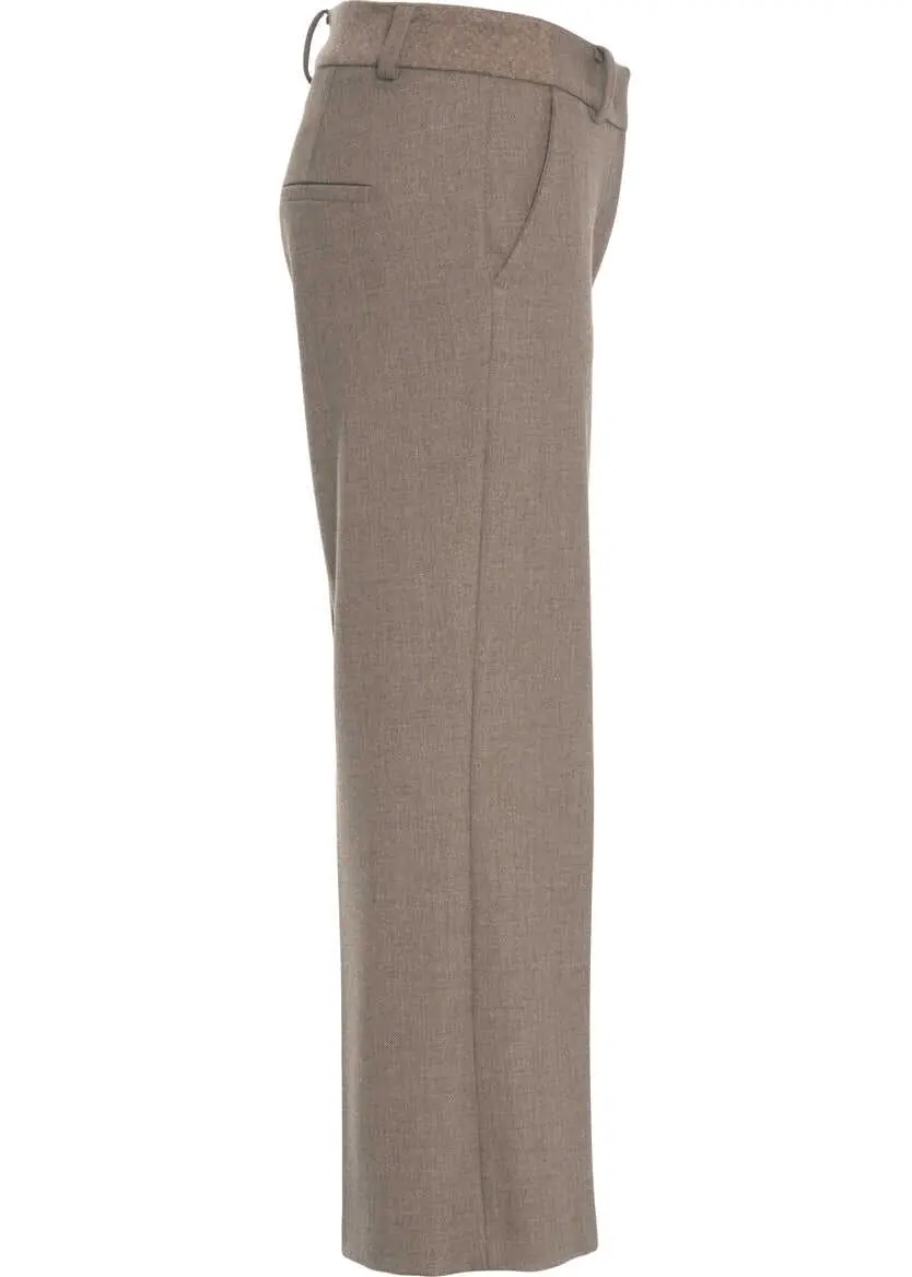 Pantaloni office Cambio Chino pants California Brown Femei (BM 19306073) 3