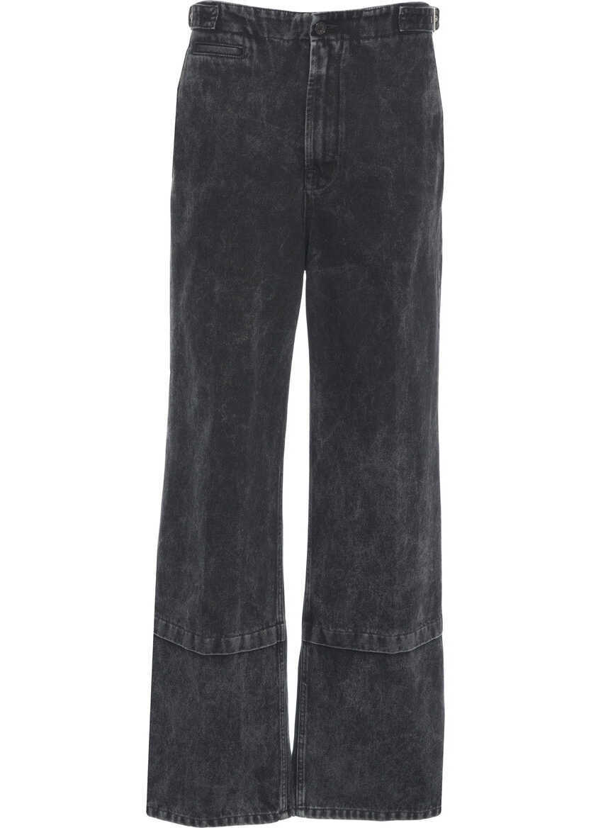 Blugi evazati Lanvin Loose fit jeans Black Barbati (BM 19306076) 1