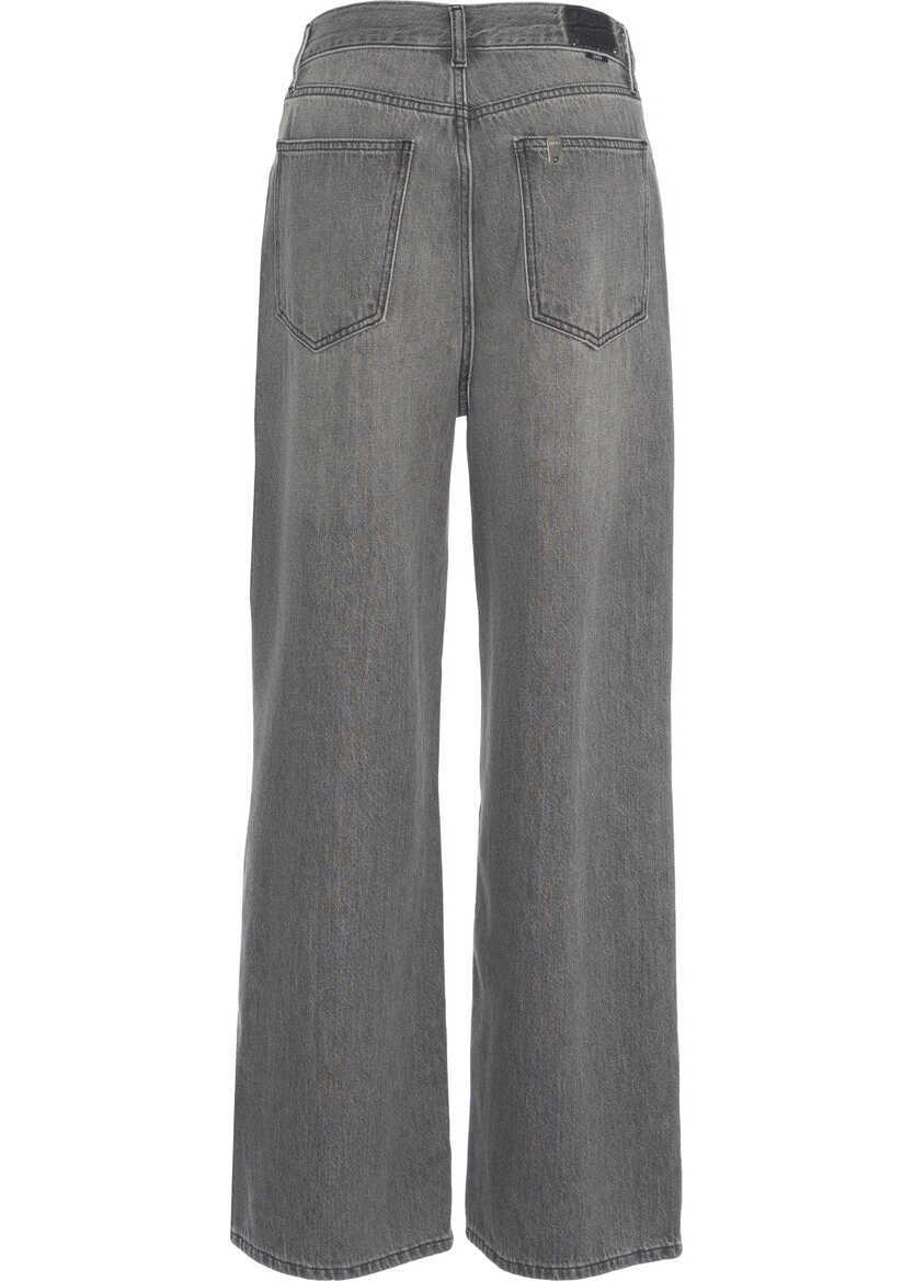 Blugi drepti Liu Jo Loose fit jeans Grey Femei (BM 19306079) 4