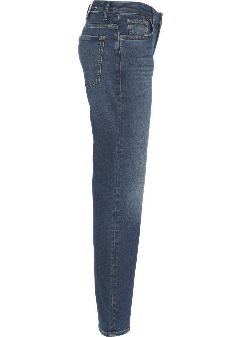Blugi drepti 7 For All Mankind Straight leg jeans Calie Blue Femei (BM 19306100) 3