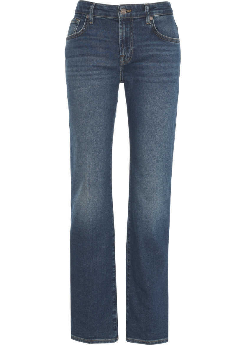 Blugi drepti 7 For All Mankind Straight leg jeans Calie Blue Femei (BM 19306100) 1