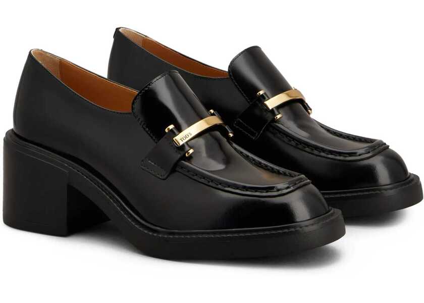 Mocasini TODS Barretta Loafer In Leather BLACK Femei (BM 19306187) 2