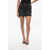 Isabel Marant Etoile Denim Stessy Miniskirt With Buttoned Details Black