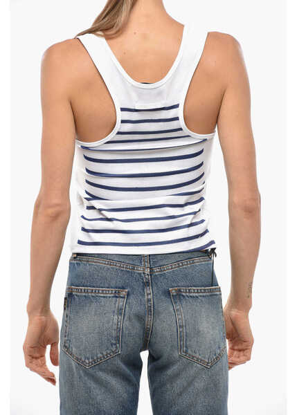 Bluze Jean Paul Gaultier Striped Spandex Tank Top White Femei (BM 19306214) 3