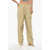 SAKS POTTS Nylon Double Pleat Lele Pants With Ton On Ton Button Beige