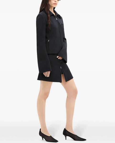 Jachete COURRGES Unlined Full-Zip Jacket Black Femei (BM 19306250) 3