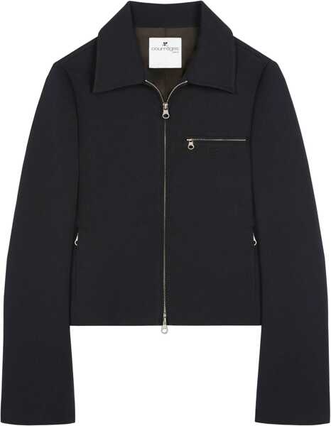 Jachete COURRGES Unlined Full-Zip Jacket Black Femei (BM 19306250) 1