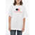 Calvin Klein Oversized Fit Crew-Neck T-Shirt With Printed Logo White