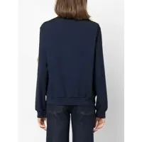 Topuri Tory Burch Dama - Bluze de trening Tory Burch Nylon Sweatshirt With Contrasting Side Band And Breast Pocke Blue Femei (BM 19306259) - B-mall.ro