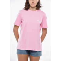 Tricouri Cotton Crew-Neck T-Shirt With Embroidery Logo Femei