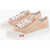 Diesel Metallic Cotton S-Athos Low Top Sneakers Beige