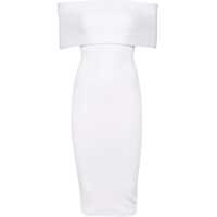 Rochii lungi Knitted Off-Shoulder Dress Femei