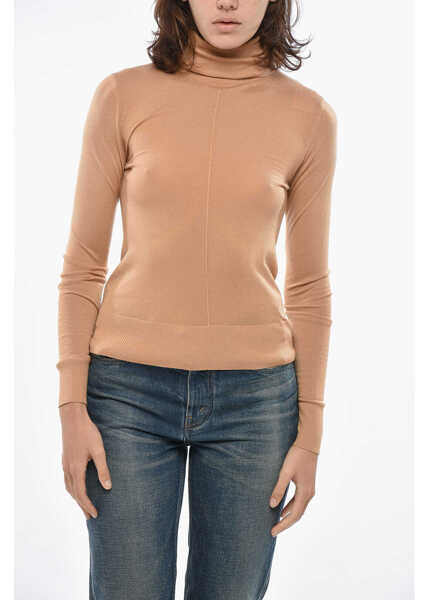 Pulovere Chloe Turtleneck Wool Sweater Beige Femei (BM 19306280) 1