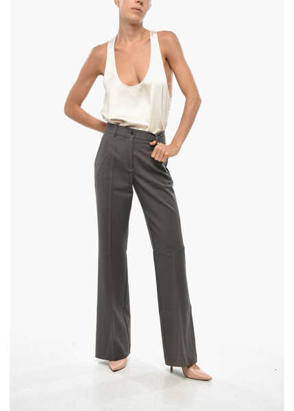 Pantaloni office P.A.R.O.S.H. Wool Stretch Liliuxy Pants Green Femei (BM 19306289) 4