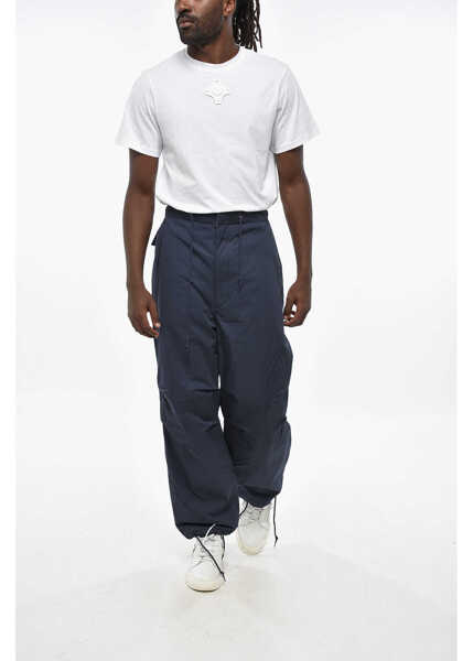 Pantaloni casual NANAMICA Padded Technical Pants With Elastic Waistband Blue Barbati (BM 19306307) 4