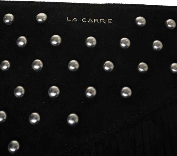 Genti de umar LA CARRIE Shoulder bag with fringes Black Femei (BM 19306409) 5