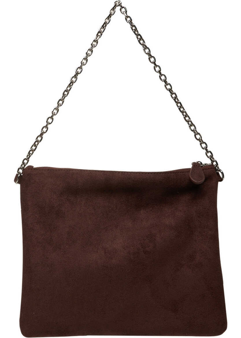 Genti de umar LA CARRIE Shoulder bag with fringes Brown Femei (BM 19306409) 4