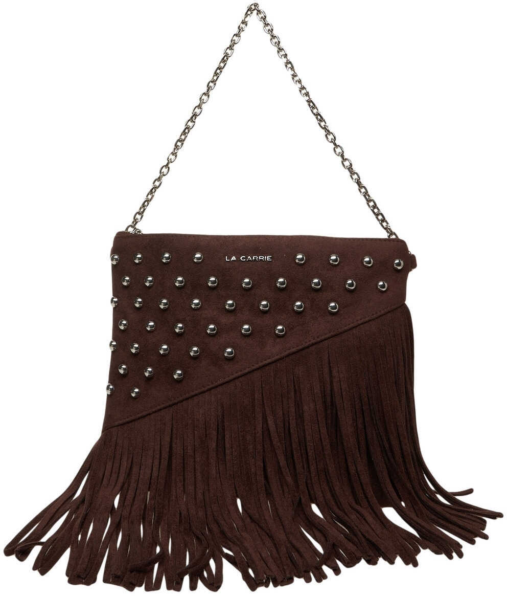Genti de umar LA CARRIE Shoulder bag with fringes Brown Femei (BM 19306409) 1