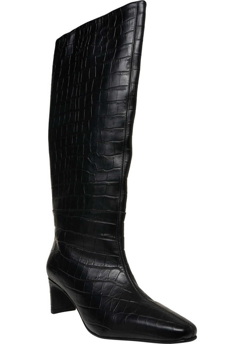 Cizme de iarna Copenhagen Boots with croco effect Black Femei (BM 19306415) 3