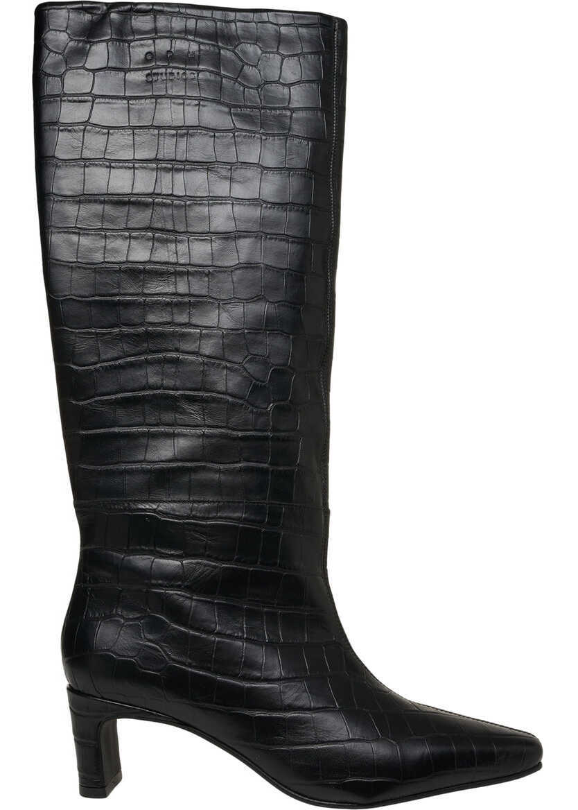 Cizme de iarna Copenhagen Boots with croco effect Black Femei (BM 19306415) 1