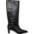 Copenhagen Boots with croco effect Black