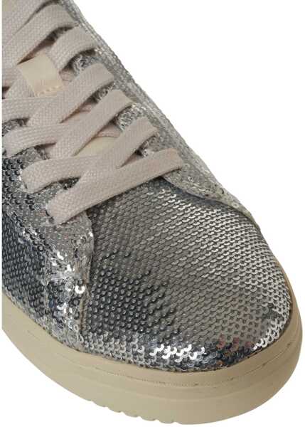 Sneakers AUTRY Sequined sneakers Medalist Low Silver Femei (BM 19306424) 5