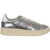 AUTRY Sequined sneakers 'Medalist Low' Silver
