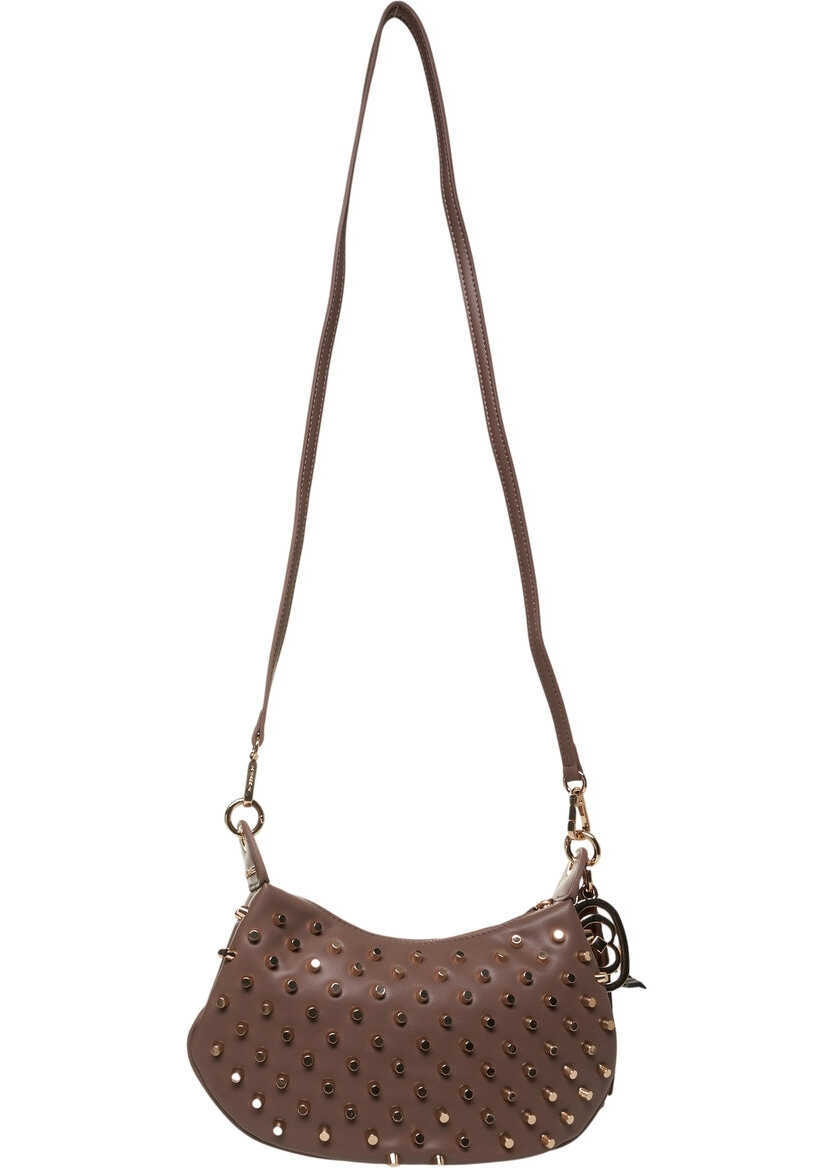 Genti de umar LA CARRIE Shoulder bag with studs Brown Femei (BM 19306430) 4