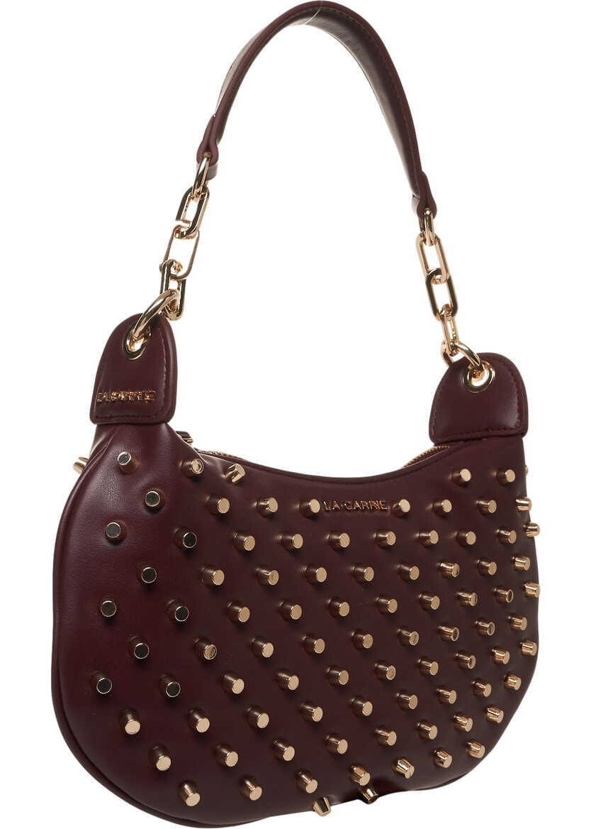 Genti de umar LA CARRIE Shoulder bag with studs Red Femei (BM 19306430) 3