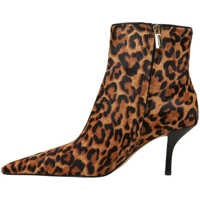 Cizme de iarna Dama - Cizme de iarna Michael Kors Pony hair ankle boots Selina Brown Femei (BM 19306442) - B-mall.ro