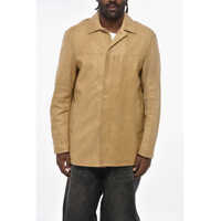 Geci de piele Red Tag Leather Nico Jacket With Hidden Buttoning Barbati