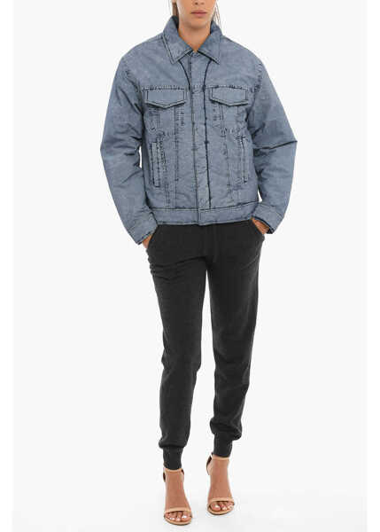 Jachete Eytys Front Pockets Buck Tech Padded Jacket Light Blue Femei (BM 19306535) 4