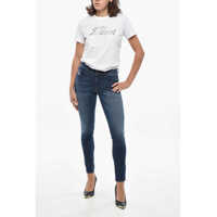 Blugi skinny Dama - Blugi skinny Diesel Dark Washed Slandy Skinny Fit Denims 13Cm Blue Femei (BM 19306541) - B-mall.ro
