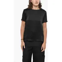 Bluze S Max Mara Short-Sleeved Rebecca Satin Top Femei