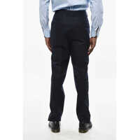 Pantaloni eleganti pentru Barbati - Pantaloni eleganti CORNELIANI Thick Wool Pants With Hidden Clousure Blue Barbati (BM 19306553) - B-mall.ro