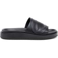 Sandale fara toc Rubberd Sa-Slide D Oval Slides With Ton On Ton Monogram Fete