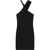 COURRÈGES Stretch Viscose Asymmetric Dress Black