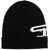 Diesel Wool K-Peel Beanie With Contrast Monogram Black