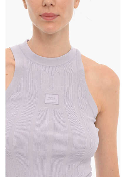 Bluze Eytys Solid Color Rancid Crew-Neck Top Violet Femei (BM 19306574) 3