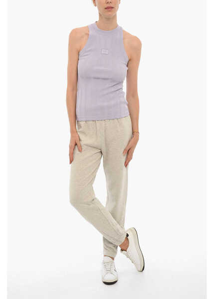 Bluze Eytys Solid Color Rancid Crew-Neck Top Violet Femei (BM 19306574) 4