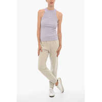 Topuri Eytys Dama - Bluze Eytys Solid Color Rancid Crew-Neck Top Violet Femei (BM 19306574) - B-mall.ro