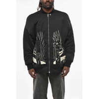 Bomber jacket Drkshdw Patterned Cotton And Nylon Jumbo Flight Bomber Jacke Barbati