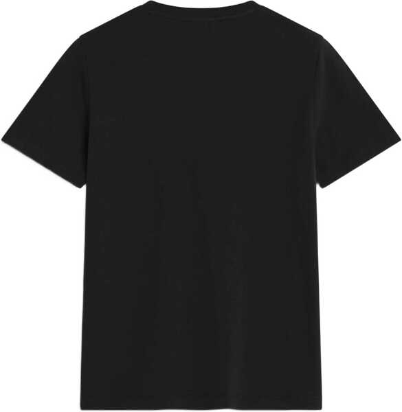 Tricouri MAISON KITSUN Fox Head Regular T-shirt BLACK Femei (BM 19306703) 2