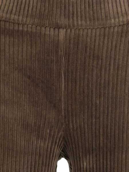 Pantaloni casual AVENUE MONTAIGNE Corduroy Flavia palazzo Pants MOSS Femei (BM 19306715) 4