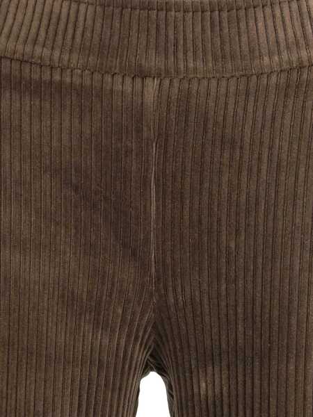 Pantaloni casual AVENUE MONTAIGNE Corduroy Flavia palazzo Pants MOSS Femei (BM 19306715) 5