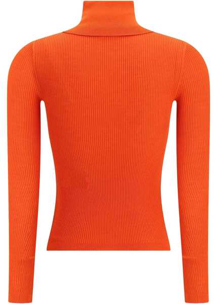 Pulovere casual Saint Laurent Turtleneck Top RED Femei (BM 19306718) 3