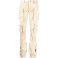 Pantaloni casual Cotton Gabardine Acid Wash Cargo Pants Femei